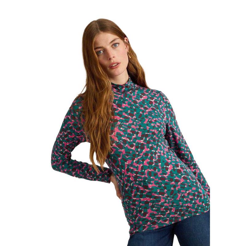 White Stuff Camille High Neck Tee image number 0